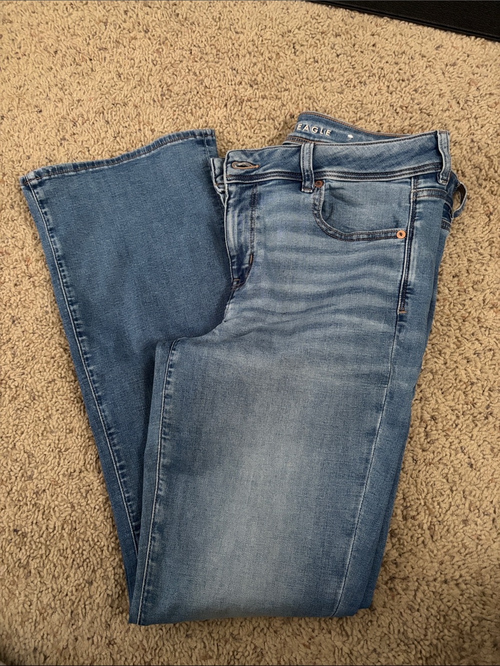 American Eagle Outfitters Light Blue Flare Jeans